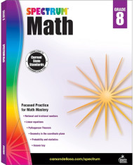 Spectrum Math Workbook Grade 8